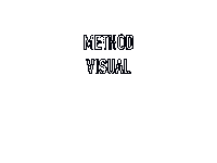 Methodvisual method visual methodvisual Sticker