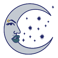 Night Stars Sticker by Dame