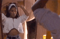 Janet Jackson Hair GIF