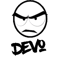 Devo Sticker by Cazasouq