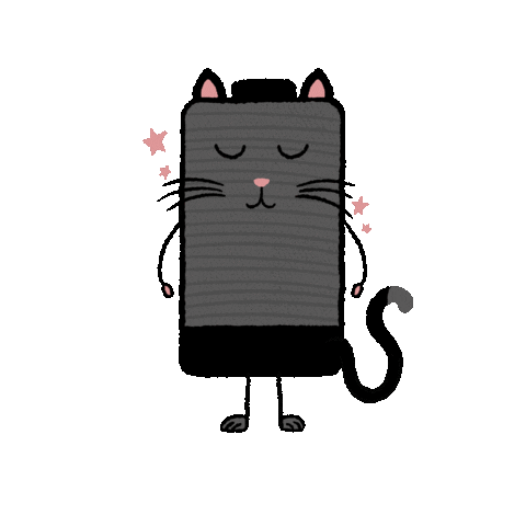 Sew Black Cat Sticker by Mad About Patchwork