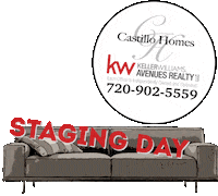 NikkiCastilloKW couch keller williams staging day nikki castillo Sticker