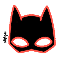 Cat Mask Sticker by Elastique by Madame Sher
