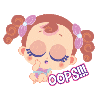 Oops Sticker by Distroller