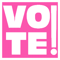 Vote Democracy Sticker by Beats 4 Hope, Inc.