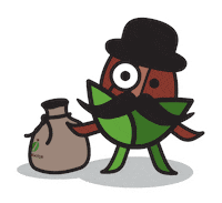 Coffee Roasting Sticker by Mr.Bloom