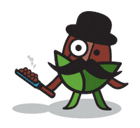 Coffee Roasting Sticker by Mr.Bloom