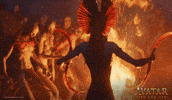 Oona Chaplin Fire GIF by 20th Century Studios