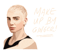 gingerbreadbae makeup bae make up by Sticker