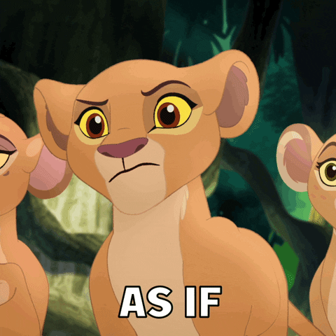 The Lion King Eyeroll GIF by Disney Jr.