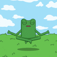 Breathe Good Vibes GIF by fwogs