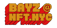 BAYZgg new york web3 nova york nftnyc Sticker