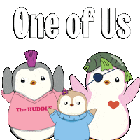 Welcome Home Team Sticker by Pudgy Penguins