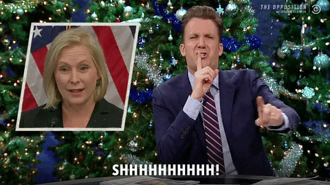 shhhhh GIF by The Opposition w/ Jordan Klepper