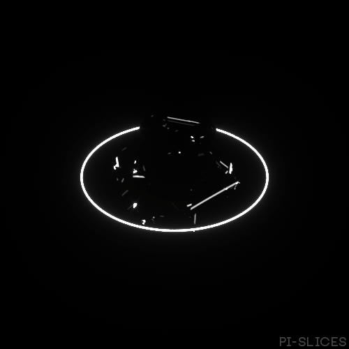 black and white reflection GIF by Pi-Slices
