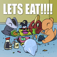Lets Eat Love GIF by Saku Monsters