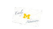 Welcome Home Envelope Sticker by University of Michigan
