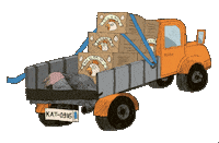 Truck Auto Sticker by Jupitermond Verlag