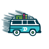 Cbd Van Sticker by Direct Hemp