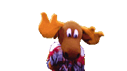 Dab Moose Sticker by Newcastle Northstars