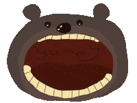 Eating Sticker