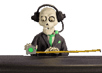 Skeleton Measuring Sticker by HAYWARD