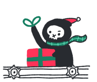 Happy Christmas Tree Sticker by nothingwejun