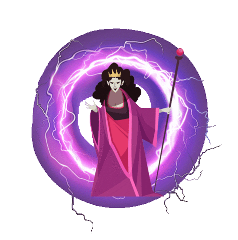 Darshanjsh black magic queen dark Sticker