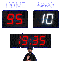 10 Away Sticker