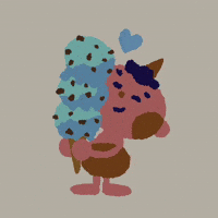 Ice Cream Illustration GIF