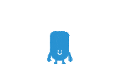 tamamty blue tama Sticker