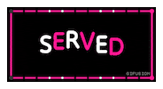 Fashion Serve Sticker