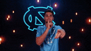 Point Hush GIF by UNC Tar Heels