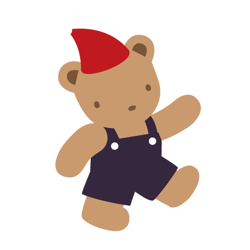 Bear くま Sticker by familiar