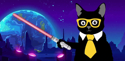 Klausapp giphyupload star wars lightsaber may the fourth GIF