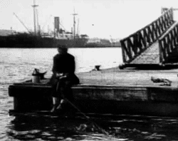 buster keaton fishing GIF by Maudit