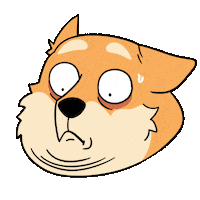 Scared Awkward Turtles Sticker by Doge Pound