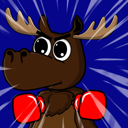DoYouMoose giphyupload fight nft mad GIF
