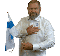 Flag Floorball Sticker by Salibandy.fi