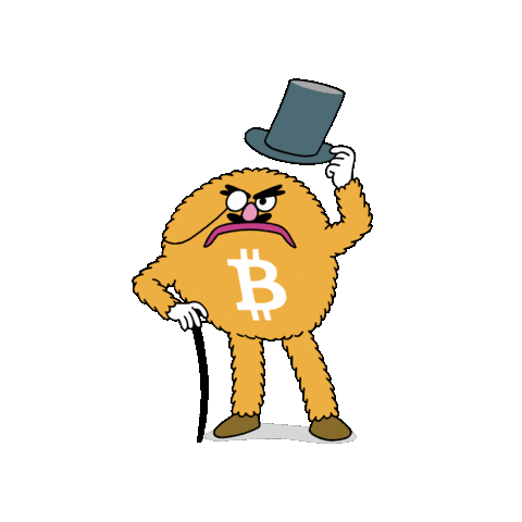 Bitcoin Cryptocurrency Sticker by herecomesbitcoin