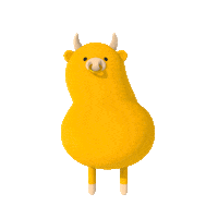 samchomaeul dance dancing cow bull Sticker