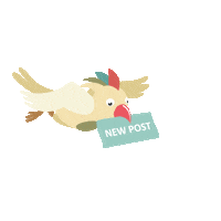 Bird New Post Sticker by petsXL