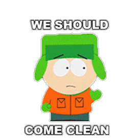 Come Clean Kyle Broflovski Sticker by South Park