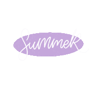 Summer Text Sticker