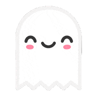 Ghost Boo Sticker