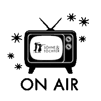 On Air Television Sticker by Söhne & Töchter