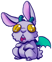 Bunny Want Sticker