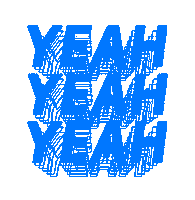 Yeah Yeah Typography Sticker by Mondays Agency