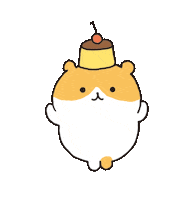 uetsukiemily illustration hamster illust yurutto Sticker