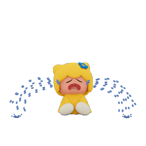 Sad Little Sister Sticker by Pocoyo